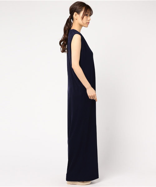 「BED&BREAKFAST」 オールインワン MEDIUM ネイビー レディース_画像3