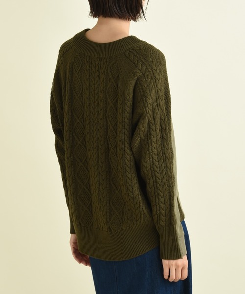 「INTERPLANET」 長袖カットソー FREE アイボリー レディース_画像5