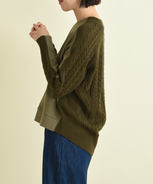 「INTERPLANET」 長袖カットソー FREE アイボリー レディース_画像7