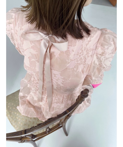 「JUMELLE」 半袖ワンピース FREE ピンク レディース_画像8