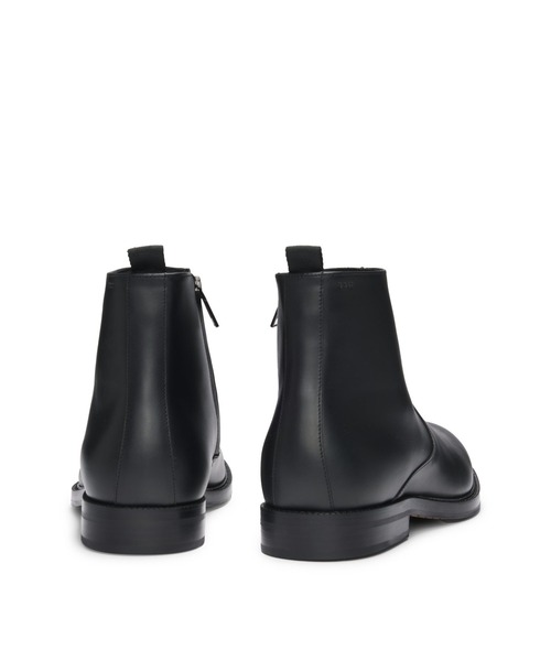 最終値下げ！ 新品！HUGO BOSSショートブーツ　size38☆ BOSS（HUGO BOSS） ブーツ Dressletic バーニッシュレザー メンズ