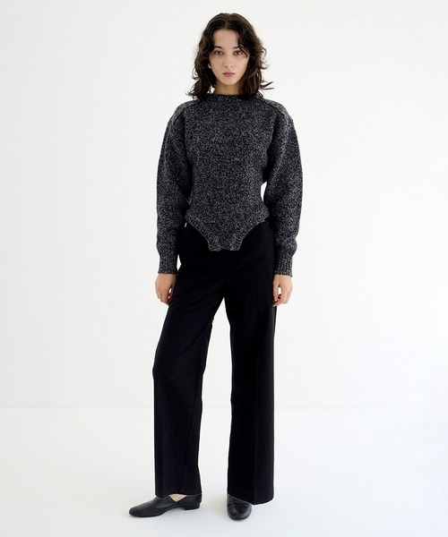 パンツ BACK SLIT STRAIGHT PANTS レディースの画像