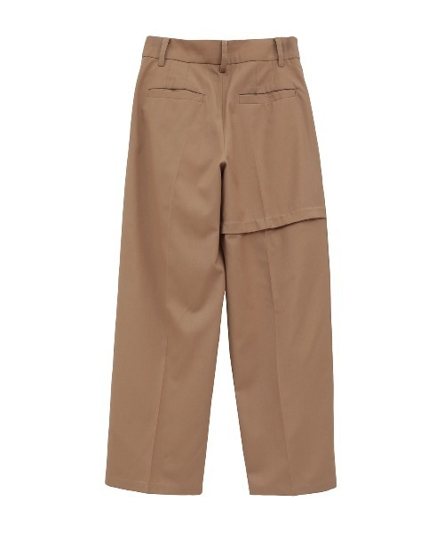 パンツ BACK SLIT STRAIGHT PANTS レディースの画像