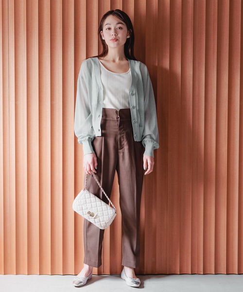 「mysty woman」 パンツ FREE ライトベージュ レディース_画像3