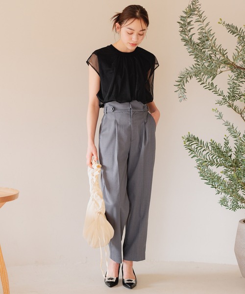 「mysty woman」 パンツ FREE ライトベージュ レディース_画像6