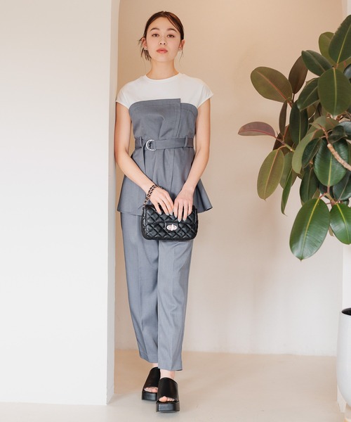 「mysty woman」 パンツ FREE ライトベージュ レディース_画像7