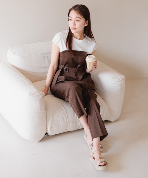 「mysty woman」 パンツ FREE ライトベージュ レディース_画像8