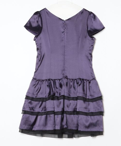 「ships little black」 半袖ワンピース MEDIUM パープル レディース_画像2