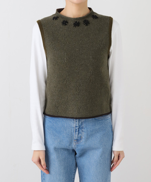 CITYSHOP（シティショップ） ニット セーター YANYAN DAISY CREW TANK