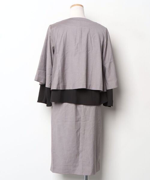 「DRESS LAB」 セットアップ S グレー レディース_画像2
