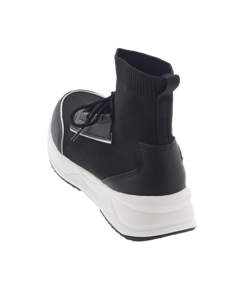 「JELLY BEANS」 ハイカットスニーカー L アイボリー レディース_画像3