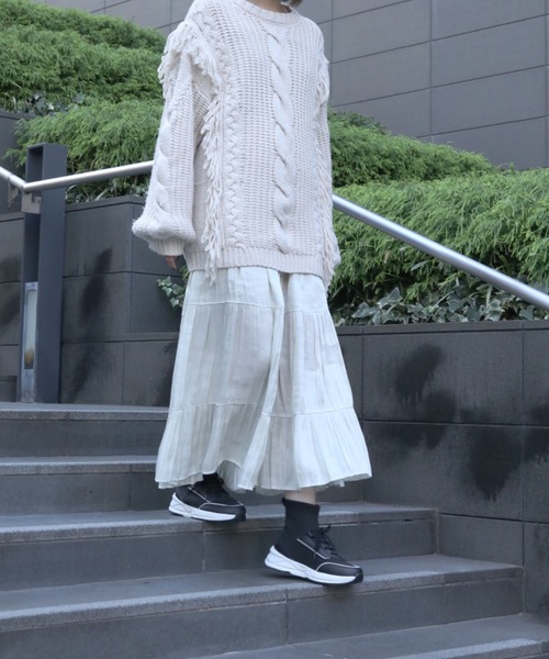 「JELLY BEANS」 ハイカットスニーカー L アイボリー レディース_画像6