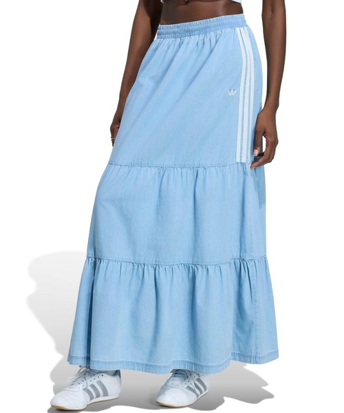  W SKIRT SUMMER GLOW サマーグロー スカート adidas（アディダス） デニムスカート adidas SUMMER GLOW DENIM SKIRT