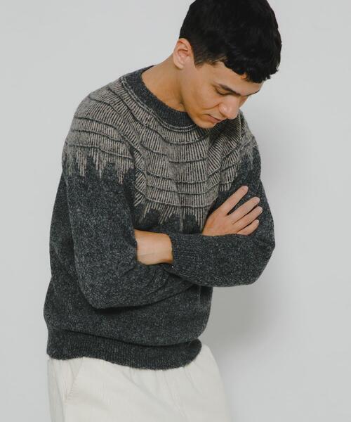 URBAN RESEARCH Sonny Label セーター ニット フェアアイル柄ニット