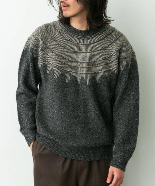 URBAN RESEARCH Sonny Label セーター ニット フェアアイル柄ニット