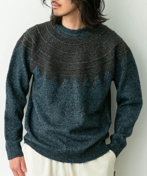 URBAN RESEARCH Sonny Label セーター ニット フェアアイル柄ニット URBAN RESEARCH Sonny Label セーター ニット フェアアイル柄ニット