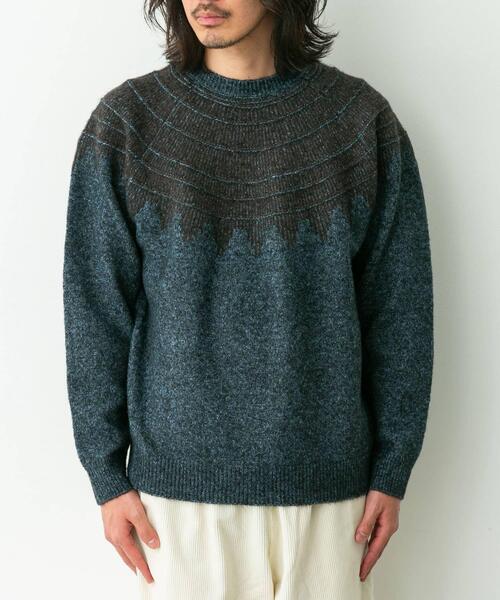 URBAN RESEARCH Sonny Label セーター ニット フェアアイル柄ニット