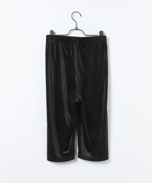 JEANASIS（ジーナシス） パンツ 「Les Fleurs」ベロアハーフレギンス