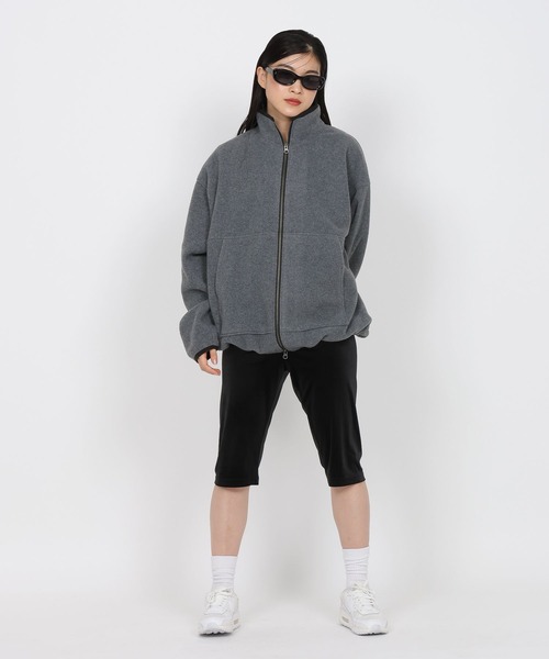 JEANASIS（ジーナシス） パンツ 「Les Fleurs」ベロアハーフレギンス