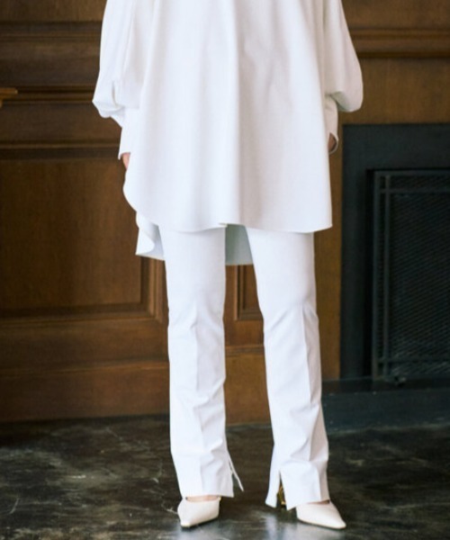 LE PHIL（ル フィル） パンツ ストレッチオックスパンツ レディース