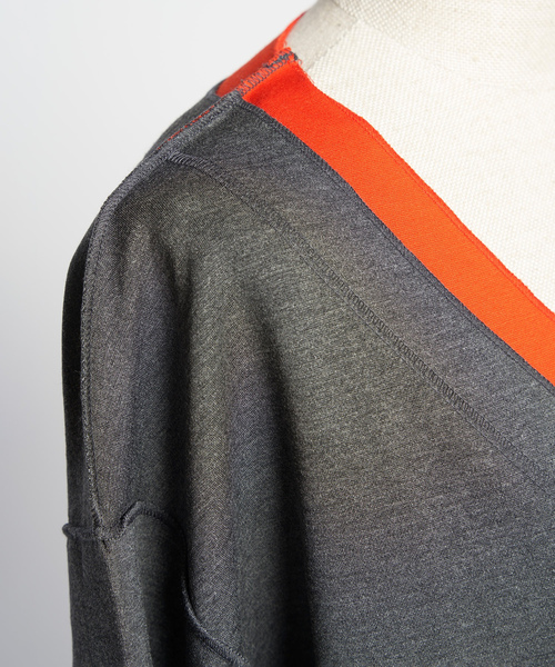 「gomme」 長袖カットソー MEDIUM ブラック レディース_画像9