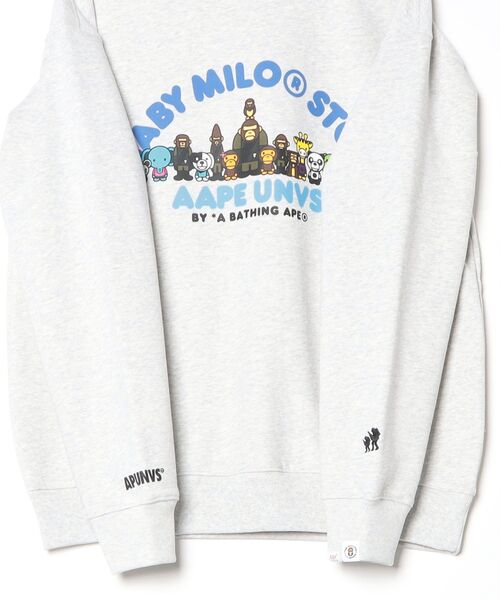 早い者勝ち　A Bathing Ape ベイビーマイロ エイプ トレーナー AAPE BY A BATHING APE（エーエイプバイアベイシングエイプ