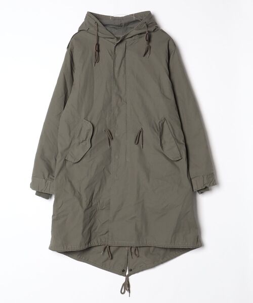 HOUSTON（ヒューストン） モッズコート XX-SMALL オリーブ メンズ