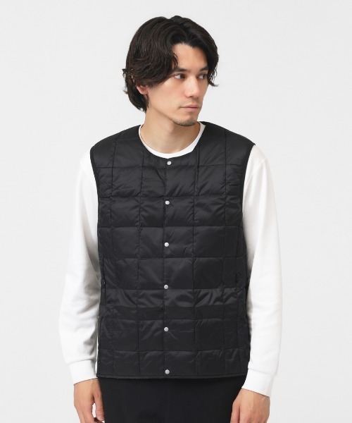 FRAMeWORK⭐︎TAION ダウンベスト TAION（タイオン） ダウンベスト ベスト TAION CREW NECK BUTTON DOWN