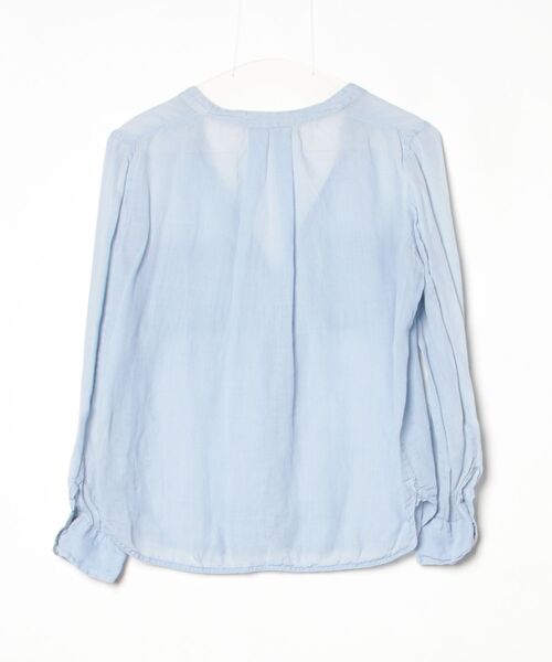 「MACPHEE」 長袖ブラウス 38 ブルー レディース_画像2