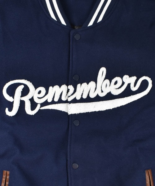 Remember. スタジャン 「Remember./リメンバー」Chenille Stadium