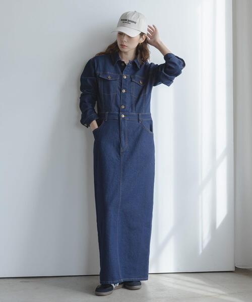 URBAN RESEARCH Sonny Label ワンピース デニムジャンパースカート
