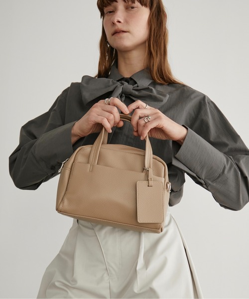 LOSCa ショルダーバッグ バッグ フェイクレザーコンパクトショルダー