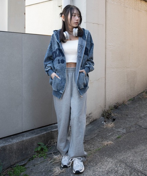 レディース ファッションパレード　シーバーガー/コレクション WEGO（ウィゴー） パーカー WEGO/「26年春新作」カレッジロゴ BIG ZIP