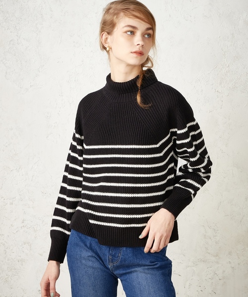 「LE SOUK HOLIDAY」 長袖ニット L オフホワイト レディース_画像4