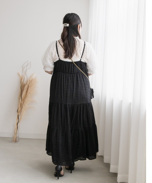 「CLETTE」 キャミソールワンピース LL ラベンダー レディース_画像5