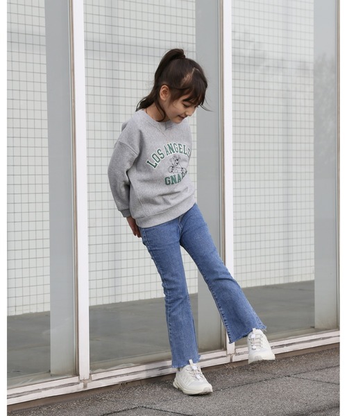 「瞬足」 「KIDS」ローカットスニーカー 23.0cm ブラック×ブラック キッズ_画像5