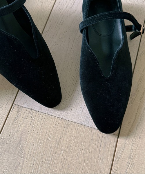 「on:nue」 フラットパンプス 23.5cm ブラック レディース_画像5
