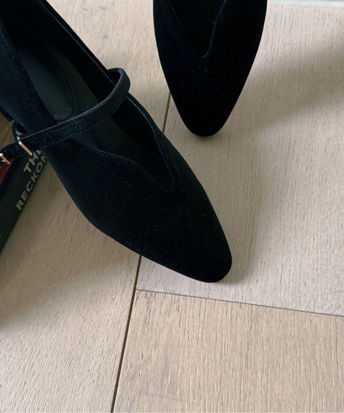 「on:nue」 フラットパンプス 23.5cm ブラック レディース_画像8
