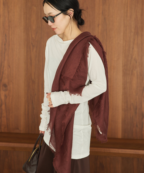 【新品】plage jacquard drape プルオーバー Tシャツ 黒 Drape プルオーバー（Tシャツ／カットソー）｜Plage（プラージュ）の