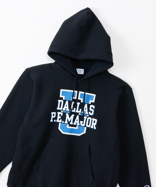 「Champion」 プルオーバーパーカー LARGE シルバーグレー メンズの画像
