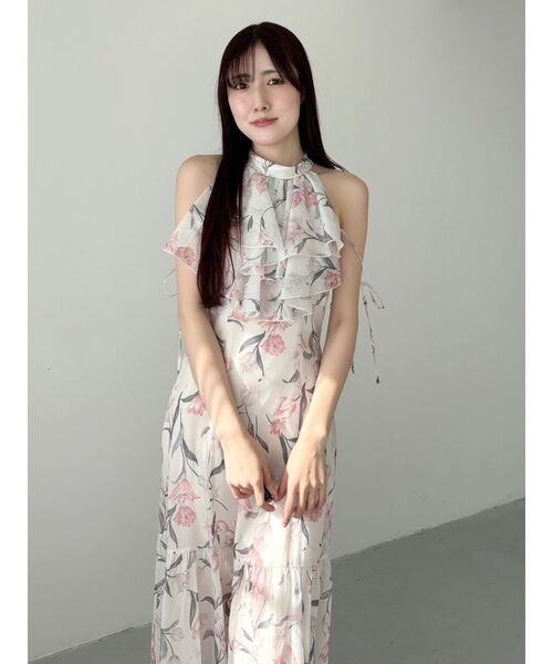 MERCURYDUO（マーキュリーデュオ） ワンピース 花柄アメスリラッフル