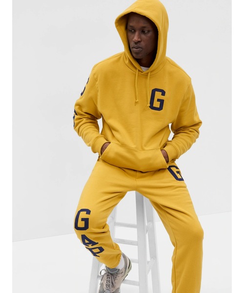 GAP（ギャップ） プルオーバーパーカー L イエロー メンズ : ZOZOTOWN
