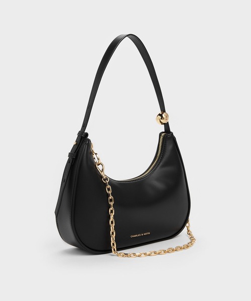 CHARLES & KEITH 2way ショルダー バッグブラック CHARLES ＆ KEITH（チャールズ&キース） ショルダーバッグ バッグ