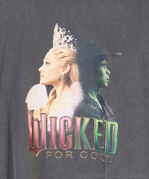 【新品未開封】 ウィキッド ふたりの魔女　Ｔシャツ　エルファバセット FREAK'S STORE（フリークスストア） tシャツ 「WICKED」2人の魔女 T