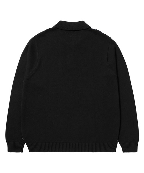 「HUF」 長袖ニット SMALL ブラック メンズ_画像2
