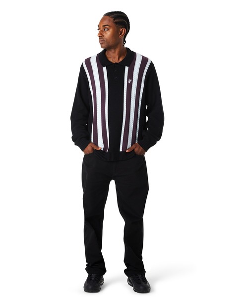 「HUF」 長袖ニット SMALL ブラック メンズ_画像6
