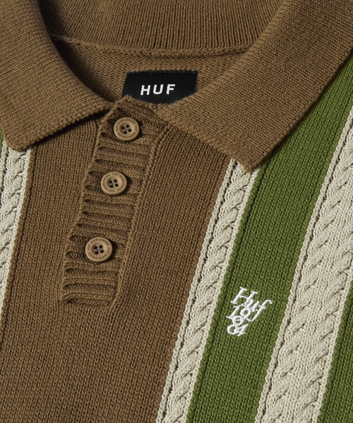 「HUF」 長袖ニット SMALL ブラック メンズ_画像9