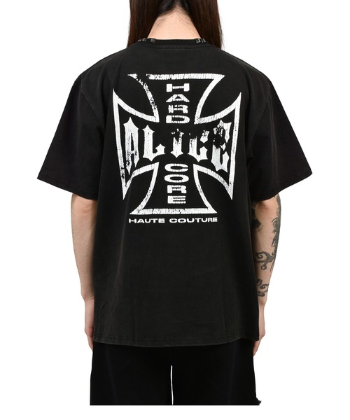 ALICE HOLLYWOOD tシャツ NUBIAN x ALICE MOTO COUTURE SS T-SHIRT