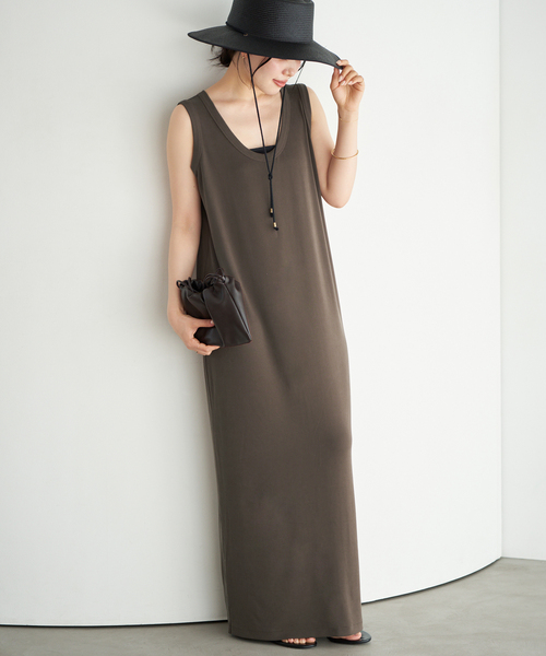 新品タグ付き　Plage sand wash loose ワンピース　38 plage（プラージュ） ワンピース sand wash loose ワンピース