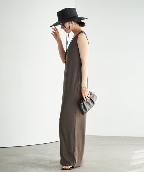 新品タグ付き　Plage sand wash loose ワンピース　38 plage（プラージュ） ワンピース sand wash loose ワンピース